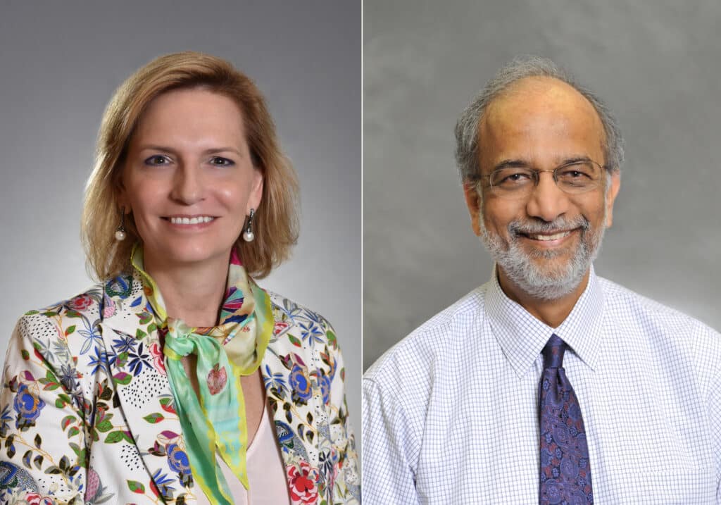 Nancy Spector, MD, and Akhil Vaidya, PhD