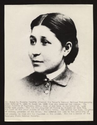 Susan La Flesche Picotte, MD, WMCP 1889